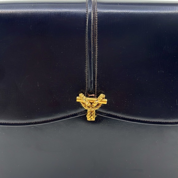 Vintage 1960’s Dark Brown Saks Fifth Avenue Handbag - Picture 2 of 16